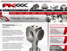 Tablet Screenshot of pk-engineering.co.uk